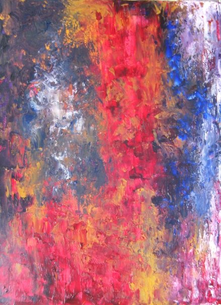 Composition Red Stripe